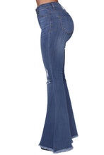 Load image into Gallery viewer, Glamybabes button flare jeans
