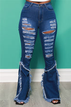 Load image into Gallery viewer, Glamybabes zip-up pockets flare jeans