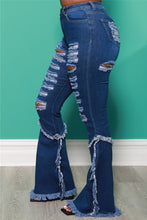 Load image into Gallery viewer, Glamybabes zip-up pockets flare jeans