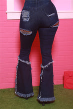 Load image into Gallery viewer, Glamybabes zip-up pockets flare jeans