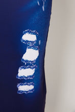 Load image into Gallery viewer, Sexy slight stretch fake denim printing bodycon midi dress