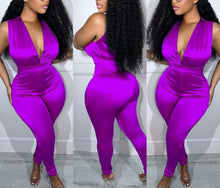 Load image into Gallery viewer, Sexy 5 colors deep-v slight stretch slim jumpsuit
