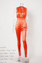 Load image into Gallery viewer, Sexy 5 colors deep-v slight stretch slim jumpsuit