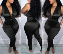 Load image into Gallery viewer, Sexy 5 colors deep-v slight stretch slim jumpsuit