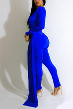 Load image into Gallery viewer, Sexy 6 colors stretch shoulder padded deep-v irregular slim jumpsuit
