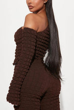 Load image into Gallery viewer, Sexy slight stretch solid color one shoulder cutout pants sets