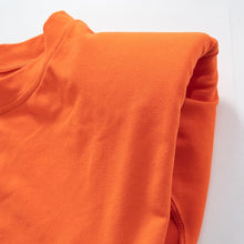 Load image into Gallery viewer, Summer new stylish solid color crew neck with shoulder pads sleeveless stretch sexy top