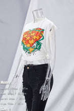 Load image into Gallery viewer, Summer new stylish cartoon heart printing crew neck stretch sleeveless sexy top