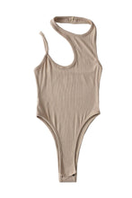 Load image into Gallery viewer, New 5 colors stretch knitted hollow sleeveless slim exquisite bodysuit