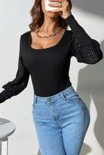Load image into Gallery viewer, Slight stretch slim lace patchwork stylish bodysuit Exquisite