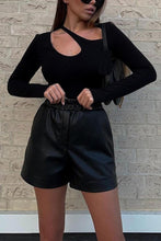 Load image into Gallery viewer, Sexy slight stretch cut out slim thumb hole bodysuit Exquisite