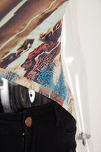 Load image into Gallery viewer, Sexy slight stretch batch printing one shoulder tank top