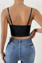 Load image into Gallery viewer, Exquisite slight stretch metal chain tank top(with boned& underwire)