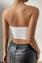 Load image into Gallery viewer, Exquisite slight stretch tube design fuzzy with boned tank top