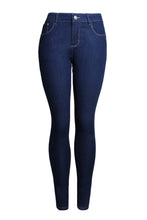Load image into Gallery viewer, Glamybabes high-waist slim denim casual jeans