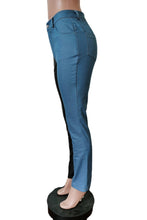 Load image into Gallery viewer, slight stretch best sellers pocket pu stitching jeans
