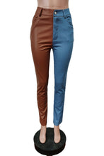 Load image into Gallery viewer, slight stretch best sellers pocket pu stitching jeans