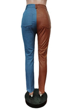 Load image into Gallery viewer, slight stretch best sellers pocket pu stitching jeans