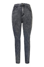 Load image into Gallery viewer, Casual plus size slight stretch lace denim spliced slim zip-up jeans