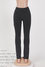 Load image into Gallery viewer, Casual slight stretch knitted stripe slim pants
