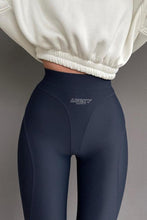 Load image into Gallery viewer, Casual stretch knitting lucky letter print high waist sport pants