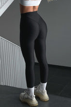 Load image into Gallery viewer, Casual stretch knitting lucky letter print high waist sport pants