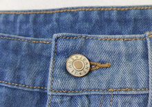 Load image into Gallery viewer, Casual slight stretch denim spliced tied pockets jeans
