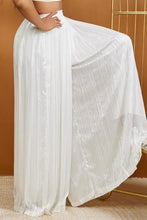 Load image into Gallery viewer, Casual slight stretch solid color pleated wide-leg pants