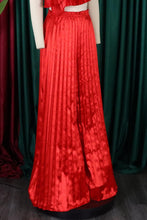 Load image into Gallery viewer, Casual slight stretch solid color pleated wide-leg pants