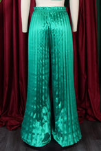 Load image into Gallery viewer, Casual slight stretch solid color pleated wide-leg pants