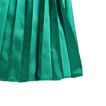 Load image into Gallery viewer, Casual slight stretch solid color pleated wide-leg pants