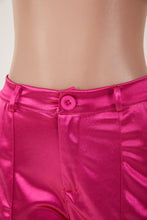 Load image into Gallery viewer, Casual slight stretch solid color high-waist cargo pants
