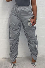 Load image into Gallery viewer, Stylish solid color non-stretch shirring pocket all-match pants