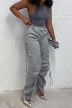 Load image into Gallery viewer, Stylish solid color non-stretch shirring pocket all-match pants