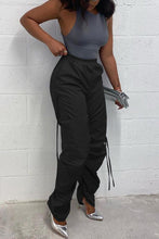 Load image into Gallery viewer, Stylish solid color non-stretch shirring pocket all-match pants