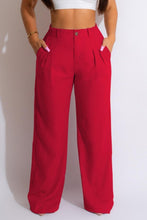 Load image into Gallery viewer, Casual 8 colors non-stretch pocket button straight trousers