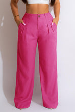 Load image into Gallery viewer, Casual 8 colors non-stretch pocket button straight trousers