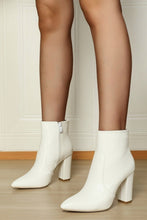 Load image into Gallery viewer, Winter new two colors side zip-up pointed stylish high-heel boots(new add colors,heel height:9cm,shaft height:13cm)
