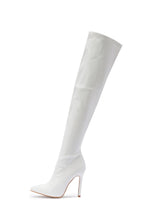 Load image into Gallery viewer, Winter new two colors pointed side zip-up high-upper over-knee stylish high-heel boots(heel height:11cm)