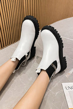 Load image into Gallery viewer, New 3 colors pu leather metal chain stylish martin boots