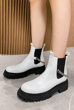 Load image into Gallery viewer, New 3 colors pu leather metal chain stylish martin boots