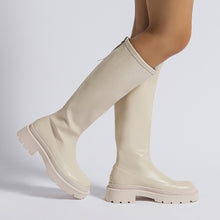 Load image into Gallery viewer, New back zip-up thick bottom stylish boots