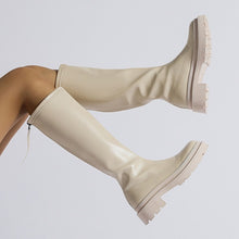 Load image into Gallery viewer, New back zip-up thick bottom stylish boots
