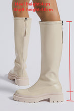 Load image into Gallery viewer, New back zip-up thick bottom stylish boots
