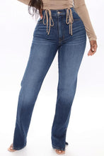 Load image into Gallery viewer, Glamybabes high-waist with pocket slight stretch casual jeans