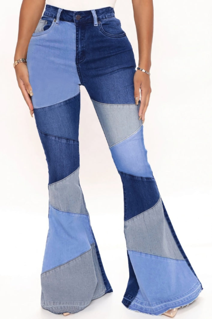 Glamybabes bell-bottomed jeans