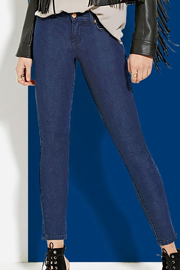 Glamybabes high-waist slim denim casual jeans