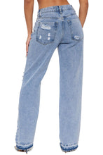 Load image into Gallery viewer, Sexy non-stretch denim high-waist hole jeans