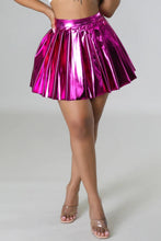 Load image into Gallery viewer, High street slight stretch 5 colors all-match pleated mini skirt