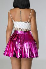 Load image into Gallery viewer, High street slight stretch 5 colors all-match pleated mini skirt